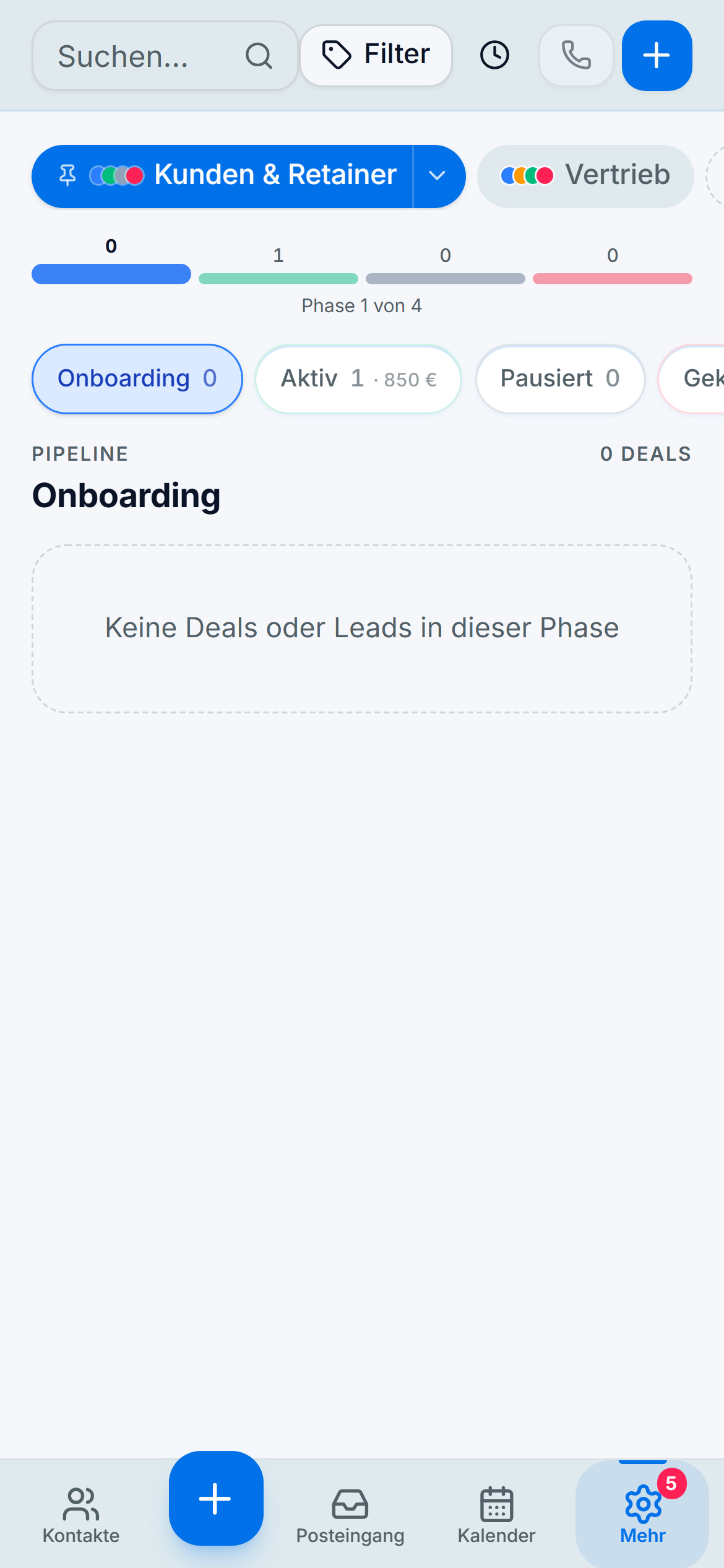 Kunden-Pipeline